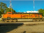 BNSF ES44DC Locomotive wrecked